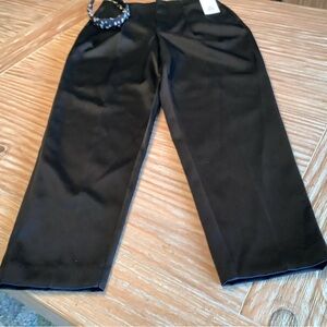 Black Wide-Leg Pants sz6 NWT